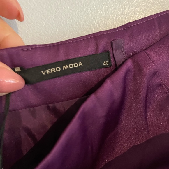 Purple strapless or straps dress - Picture 3 of 10